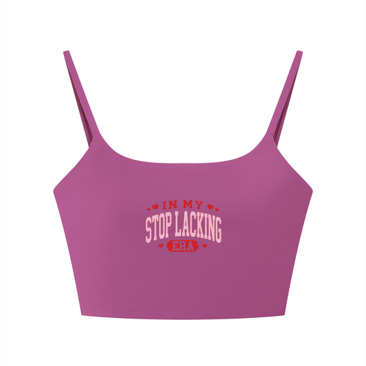 Women's  In My Stop Lacking Era Sports Bra
