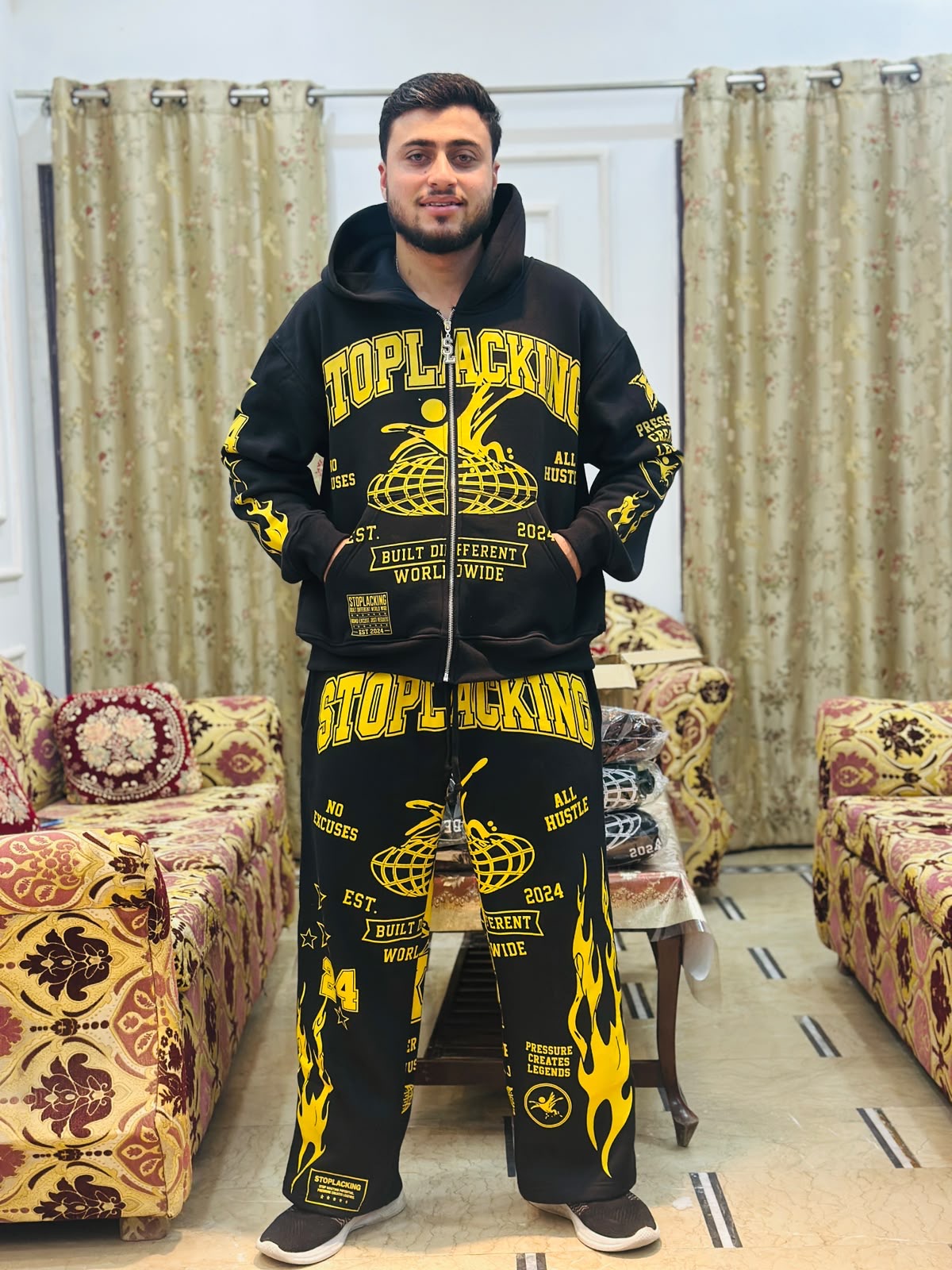 Black & Yellow Flares