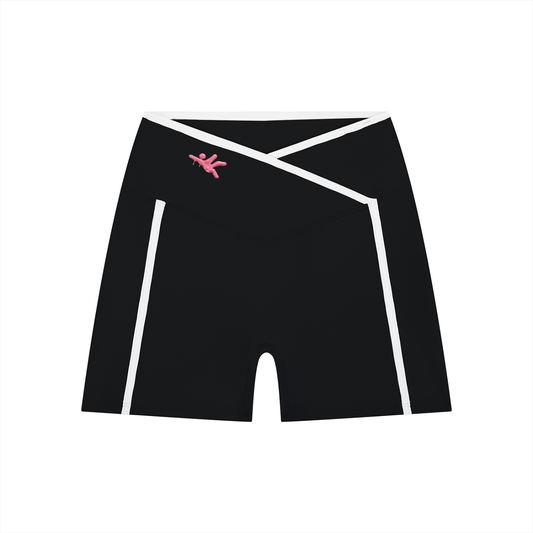 Women’s High Rise Color Block Yoga Shorts