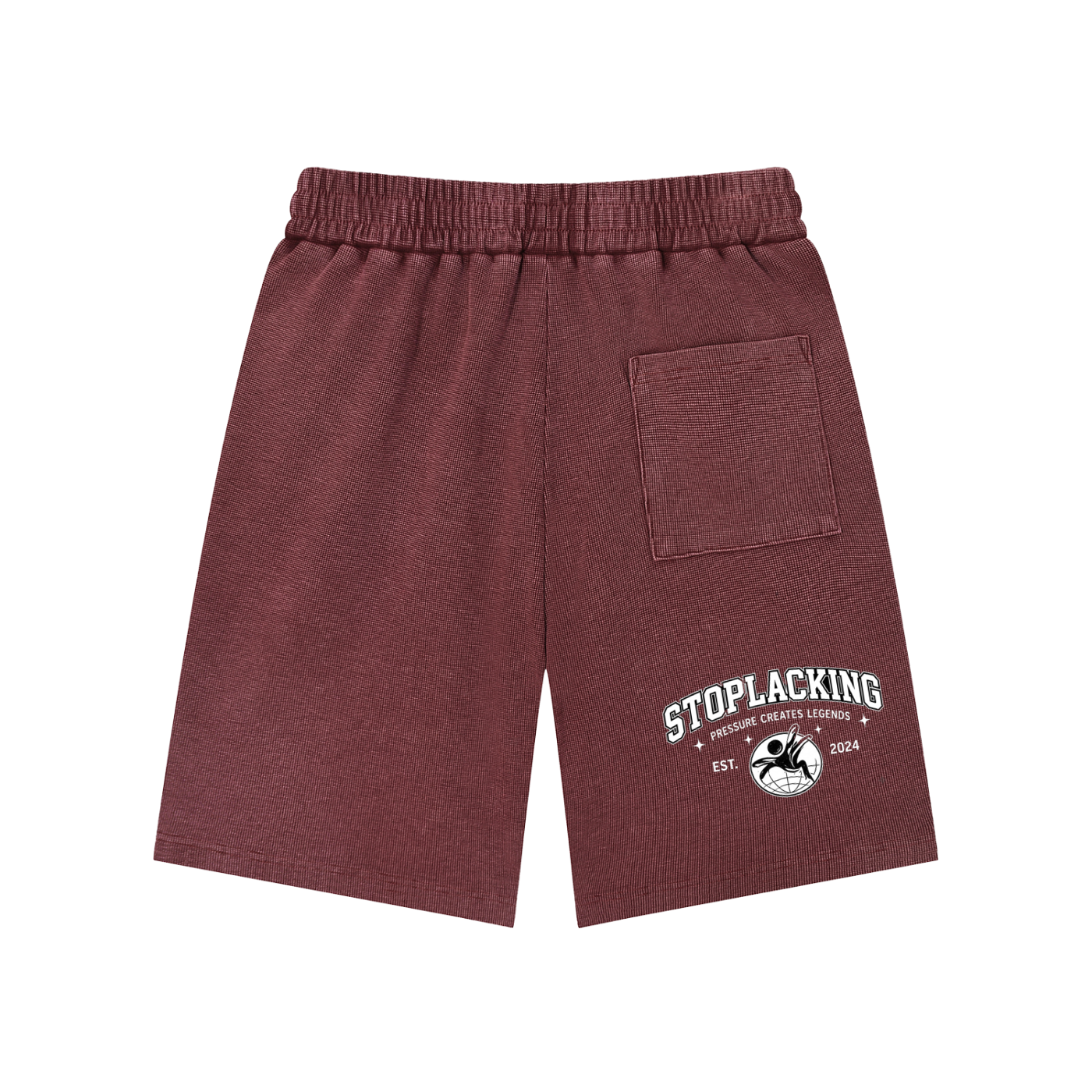 Mineral Wash Waffle Knit Shorts