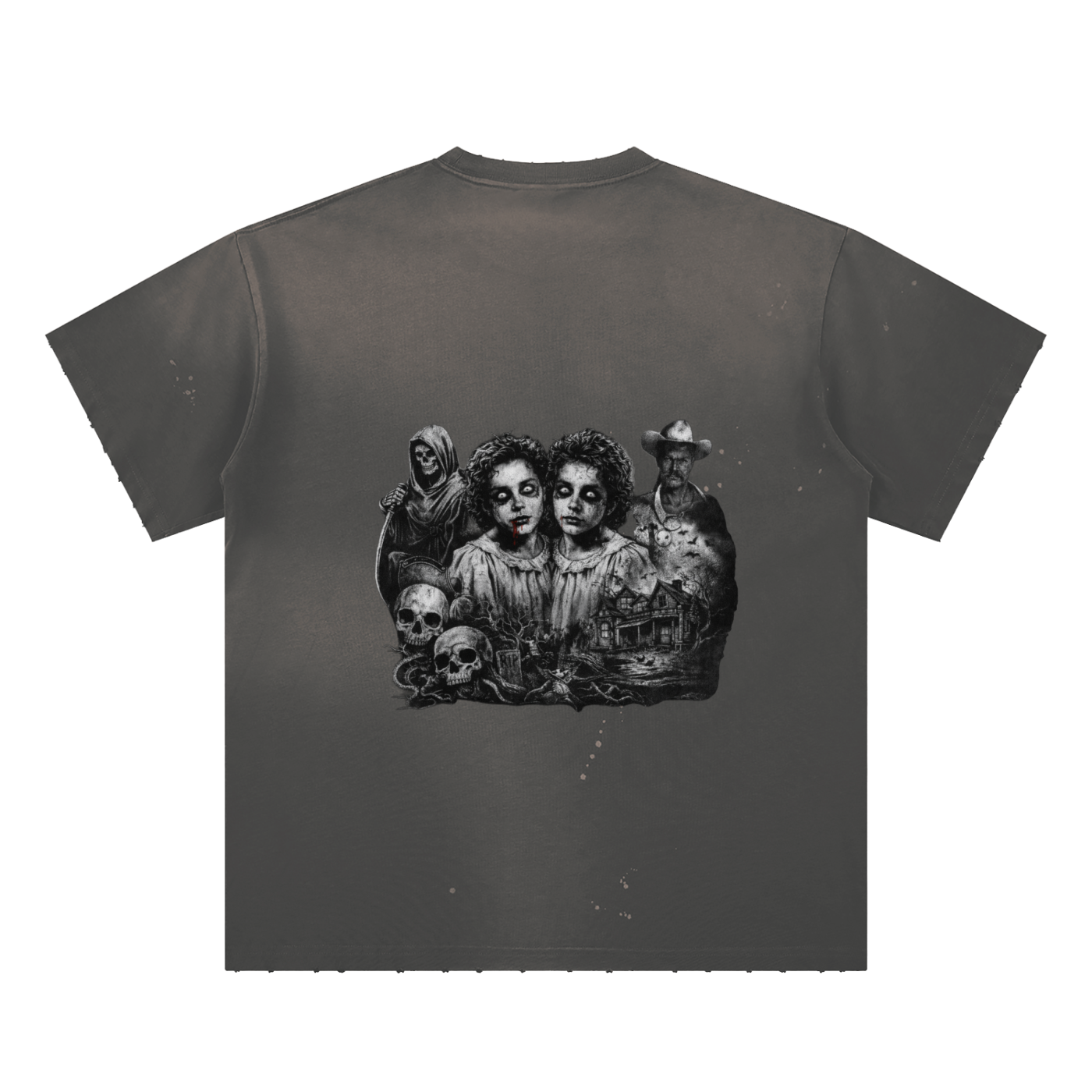 Never Lack Again Paint Splatter T-Shirt