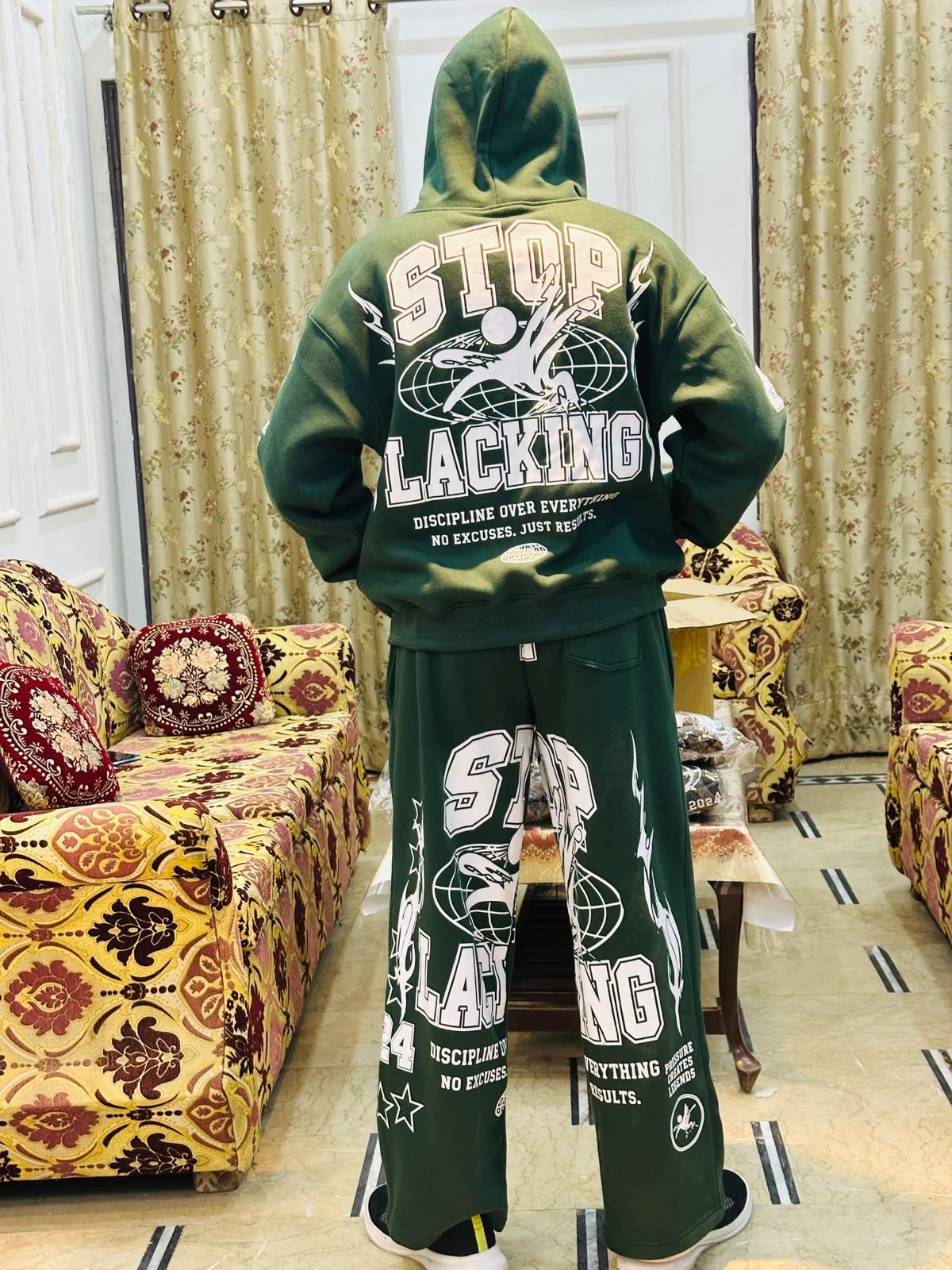 Forest Green Zip-Up