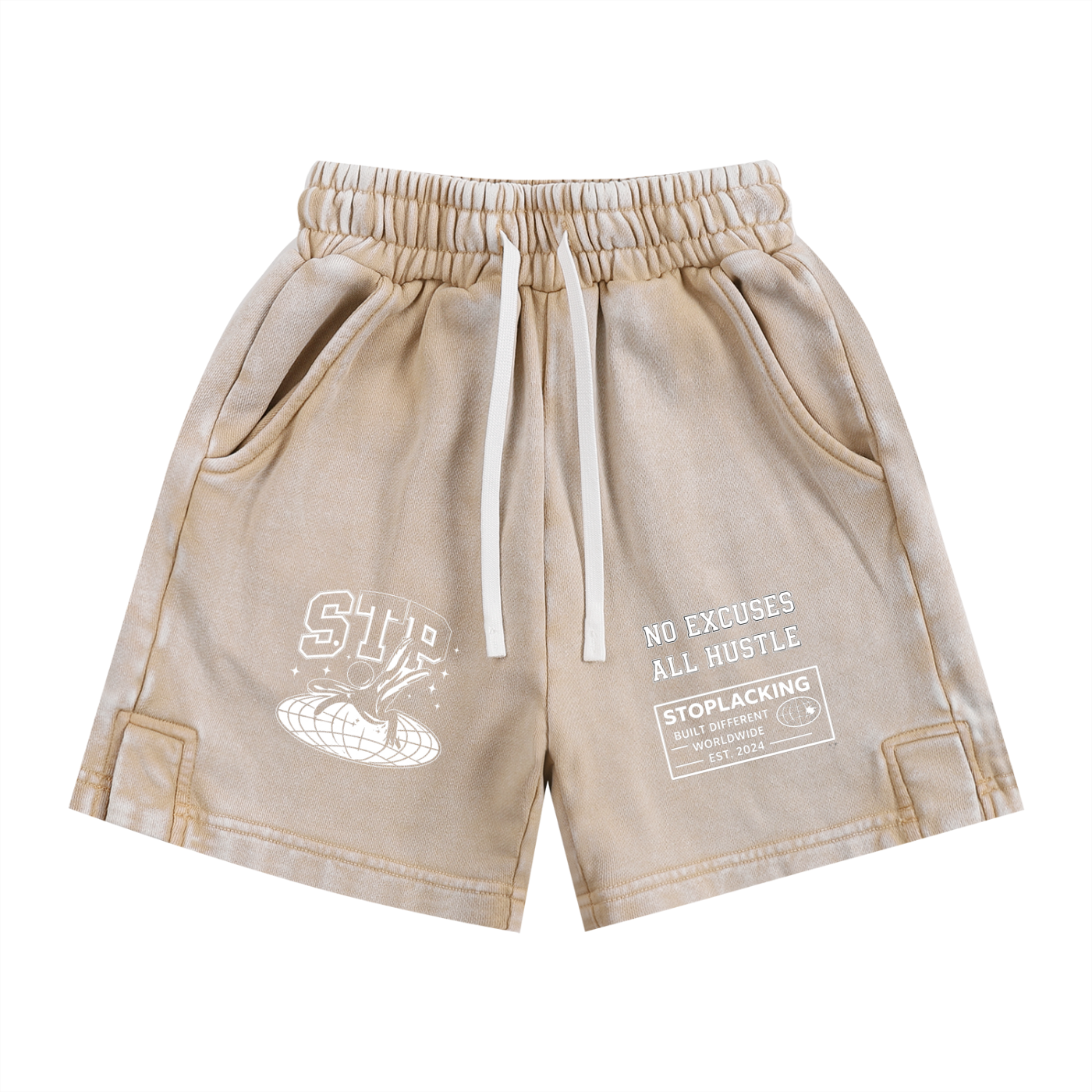 Snow Washed Boys Kids Shorts