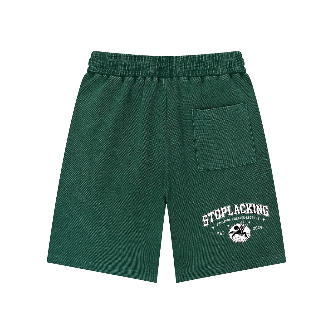Mineral Wash Waffle Knit Shorts