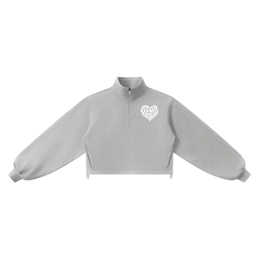 Women’s Mock-Neck Quarter-Zip Sweatshirt